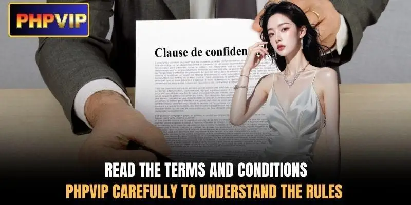 Read the terms and conditions PHPVIP carefully to understand the rules Read the terms and conditions PHPVIP carefully to understand the rules