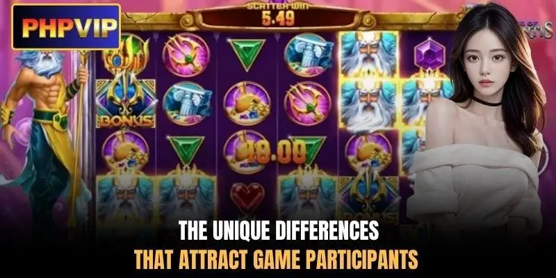 The unique differences that attract game participants